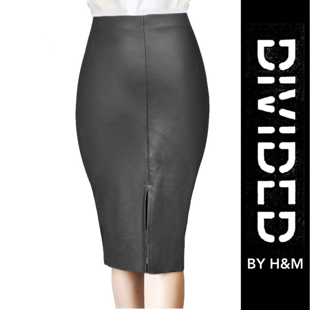 Divided by H&M Pleather Pencil Skirt
